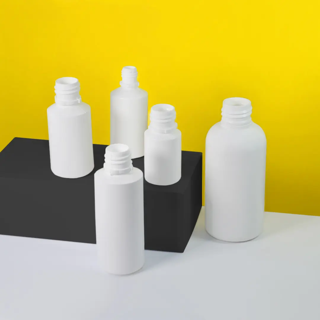 envase gotero y jarabero blanco